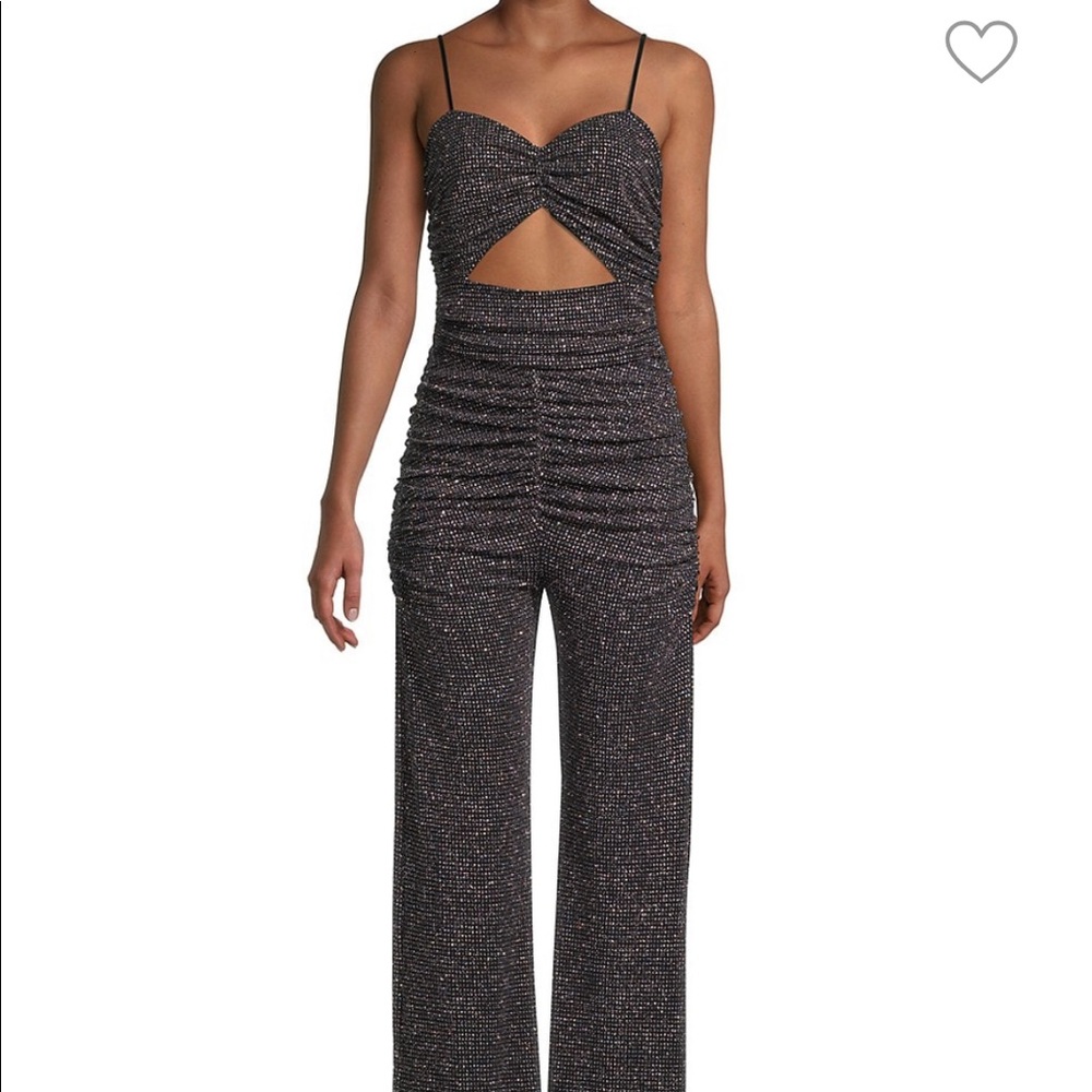 For Love and Lemons Cutout Glitter Romper